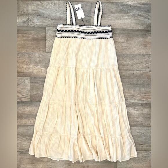 ZARA BLOGGER FAVE!!! Midi Dress with Wide Straps NWT - Picture 16 of 16